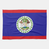 Belizische Flagge Geschirrtuch (Horizontal)