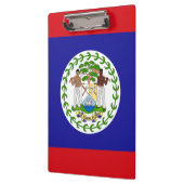 Belizische Flagge Klemmbrett (Links)