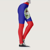 Belizische Flagge Leggings (Rechts)
