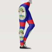 Belizische Flagge Leggings (Rechts)