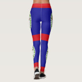 Belizische Flagge Leggings (Rückseite)