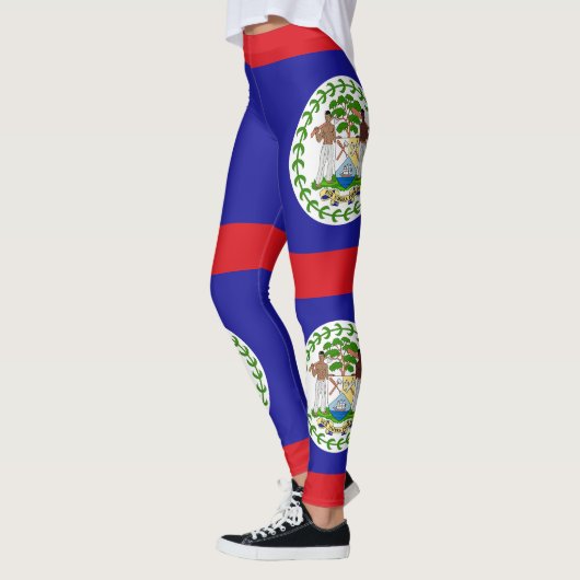 Belizische Flagge Leggings (Links)