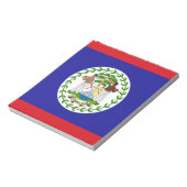 Belizische Flagge Notizblock (Rotiert)