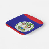 Belizische Flagge Pappteller (Gewinkelt)