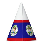 Belizische Flagge Partyhütchen (Rückseite)