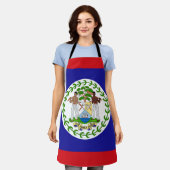 Belizische Flagge Schürze (Getragen)