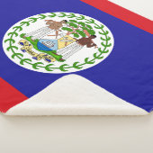 Belizische Flagge Sherpadecke (3/4)