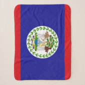 Belizische Flagge Sherpadecke (Vorderseite)