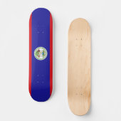 Belizische Flagge Skateboard (Vorderseite)