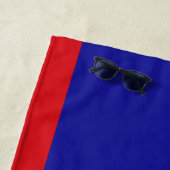Belizische Flagge Strandtuch (Beispiel)