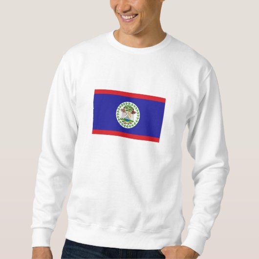 Belizische Flagge Sweatshirt (Vorderseite)