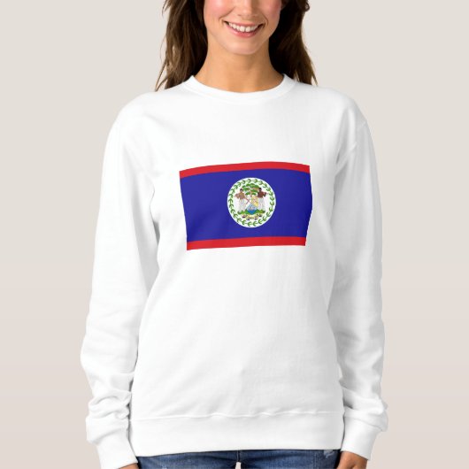 Belizische Flagge Sweatshirt (Vorderseite)