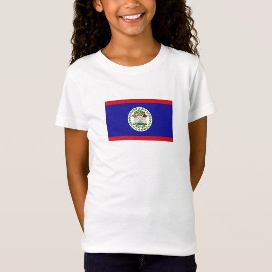 Belizische Flagge T-Shirt (Vorderseite)