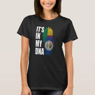 Belizisches und beninesisches DNA-Flag Heritage T-Shirt