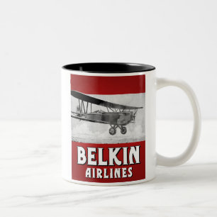 Belkin Fluglinien-Tasse Zweifarbige Tasse