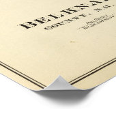 Belknap Landkreis, NH Poster (Ecke)