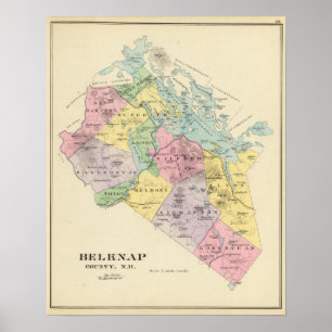 Belknap Landkreis, NH Poster