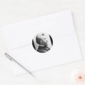 Bell ~ Alexander Graham / Erfinder des Erziehers Runder Aufkleber (Umschlag)
