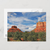 Bell and Courthouse Rock Postcard Postkarte (Vorne/Hinten)