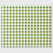 Bell and Holly Wrapping Paper Geschenkpapier (Flach)