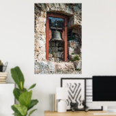 Bell At St. Michael's Fort, Kroatien Poster (Heimbüro)