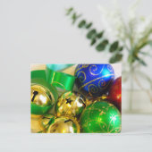 Bell, Balls and Ribbons Postcard Postkarte (Stehend Vorderseite)