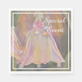 BELL BLUME BABY REVEAL PARTY MONOGRAM SERVIETTE