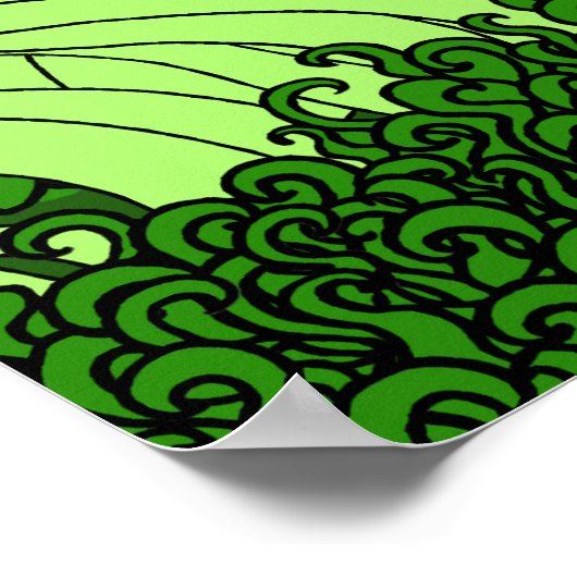 Bell Blume Poster (Ecke)