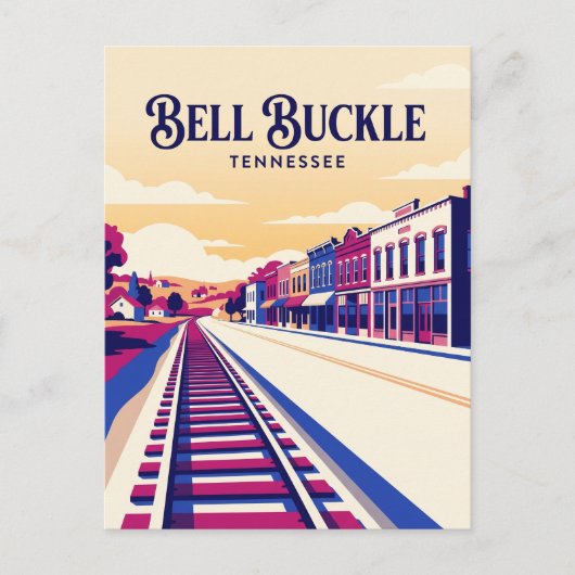 Bell Buckle USA Postkarte (Vorderseite)