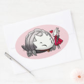 Bell Buddies Ovaler Aufkleber (Umschlag)