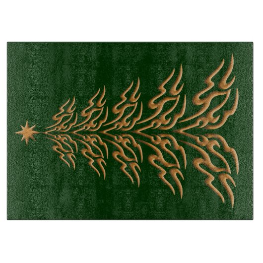 Bell Christmas Tree Cutting Board Schneidebrett (Vorderseite)