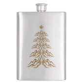 Bell Christmas Tree Flask Flachmann (Vorderseite)