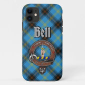 Bell Clan Abzeichen & Tartan Phone Case (Rückseite)
