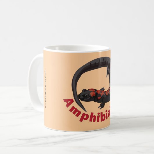 Bell falsche Bachsalamander-Tasse Kaffeetasse (Vorderseite Links)