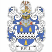 Bell Familienwappen Aufkleber (Vorderseite)
