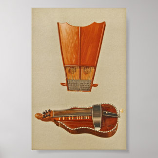 Bell Harp, Hurdy Gurdy Poster