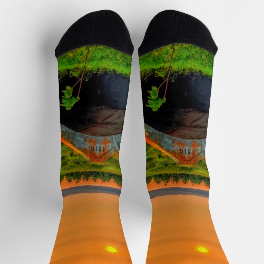 Bell Island Mine collar socks Socken (Oben)
