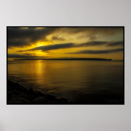 Bell Island Sunset Poster (Vorne)