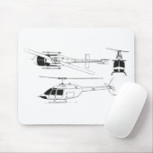 Bell-Jetförster/TH Mousepad (Mit Mouse)