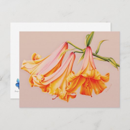 Bell lickt schöne Kunst von Sarah Trett Postcard Postkarte (Vorne/Hinten)