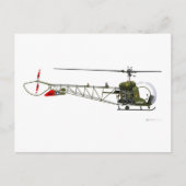 Bell OH-13 Sioux Postkarte (Vorderseite)