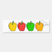 Bell-Paprikaschoten Autoaufkleber (Vorne)