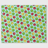 Bell-Paprikaschoten-Muster-Verpackungs-Papier Geschenkpapier (Flach)