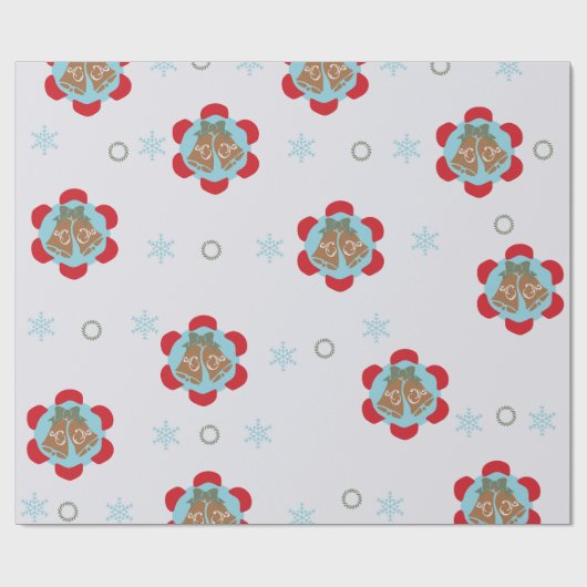 Bell Pattern Geschenkwrap Geschenkpapier (Flach)