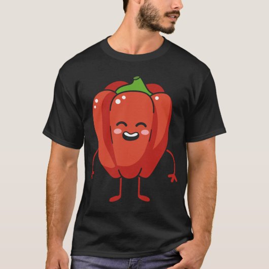 Bell Pepper - Fruchtgeschenk Süßigkeiten Pfeffer F T-Shirt (Vorderseite)