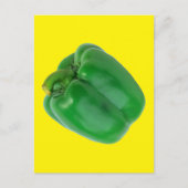 BELL PEPPER (GRÜNE) POSTKARTE (Vorderseite)