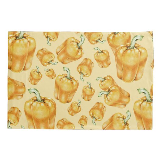 Bell Pepper Kissenbezug (Rückseite-Links)