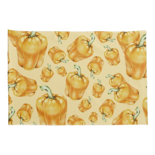 Bell Pepper Kissenbezug (Rückseite-Rechts)