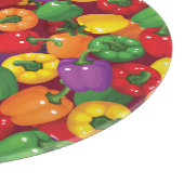 Bell Pepper-Muster Schneidebrett (Ecke)