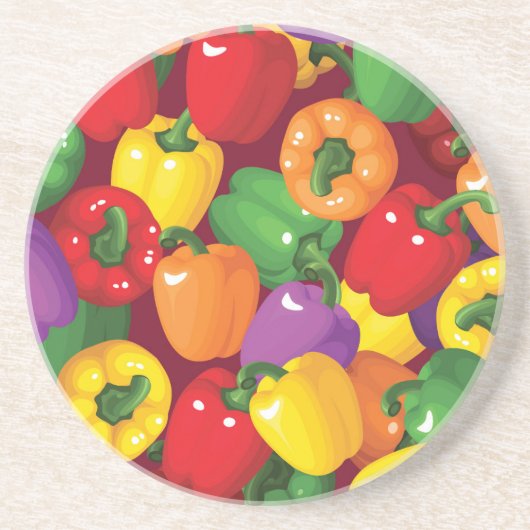 Bell Pepper-Muster Untersetzer (Vorne)